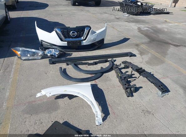 3N1CP5BVXLL565011 2020 NISSAN KICKS White Instrument cluster view