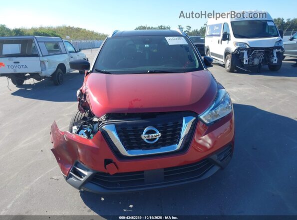 3N1CP5CV0LL498756 2020 NISSAN KICKS Red Widok zestawu wskaźników