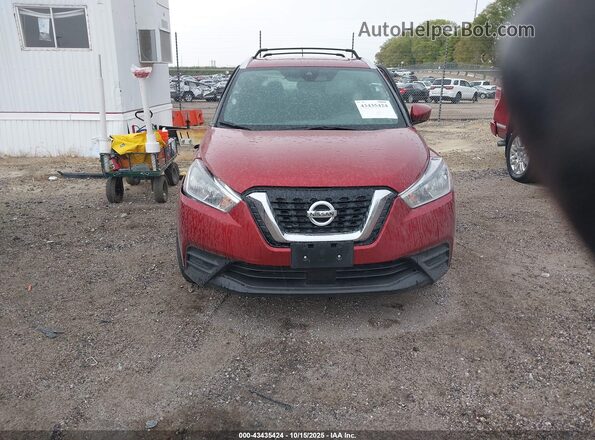 3N1CP5CV0LL515250 2020 NISSAN KICKS Maroon Vista del cuadro de instrumentos