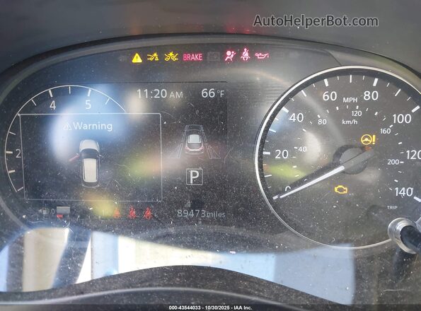 3N1CP5CV1ML533550 2021 NISSAN KICKS Белый Вид задних сидений