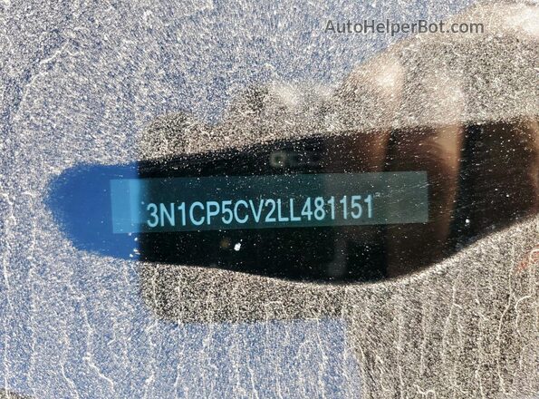 3N1CP5CV2LL481151 2020 NISSAN KICKS White Widok wnętrza 360 stopni
