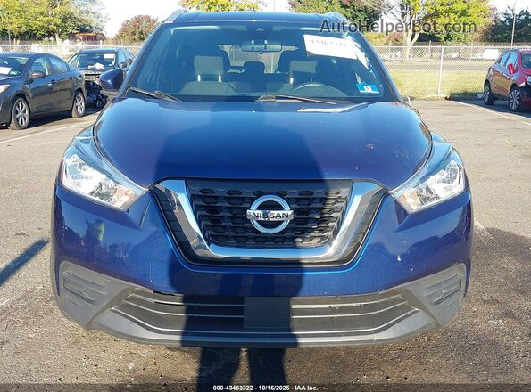3N1CP5CV2LL528274 2020 NISSAN KICKS Blue Սարքավորումների վահանակի տեսք
