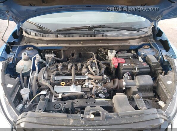 3N1CP5CV3NL498026 2022 NISSAN KICKS Blue Вид ззаду