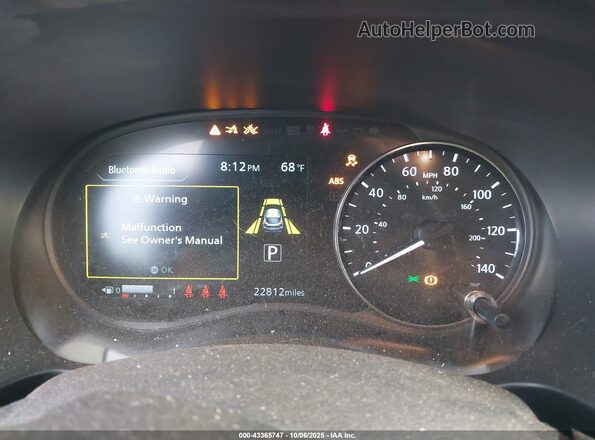 3N1CP5CV3NL498026 2022 NISSAN KICKS Blue Вид задніх сидінь