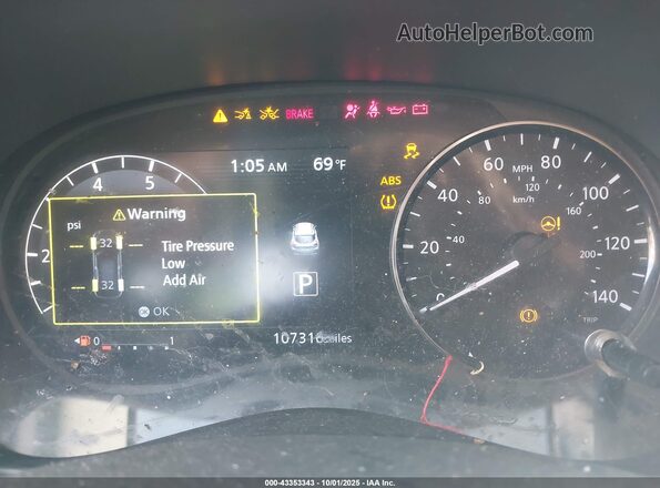3N1CP5CV4ML504883 2021 NISSAN KICKS Black Vista de los asientos traseros