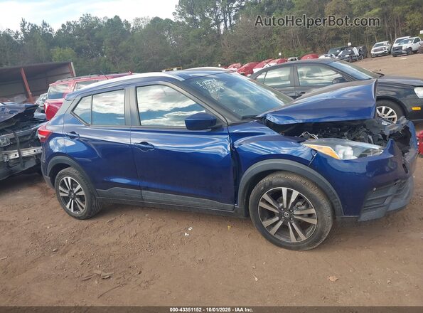 3N1CP5CV5LL501232 2020 NISSAN KICKS Blue ხელსაწყოთა პანელის ხედი