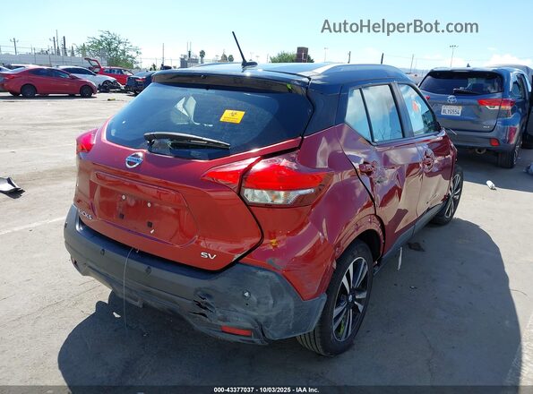 3N1CP5CV5LL519620 2020 NISSAN KICKS Красный Задняя правая четверть