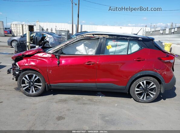 3N1CP5CV5LL519620 2020 NISSAN KICKS Красный Вид задней части салона