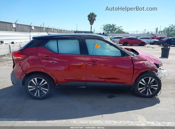 3N1CP5CV5LL519620 2020 NISSAN KICKS Красный Вид щитка приборов