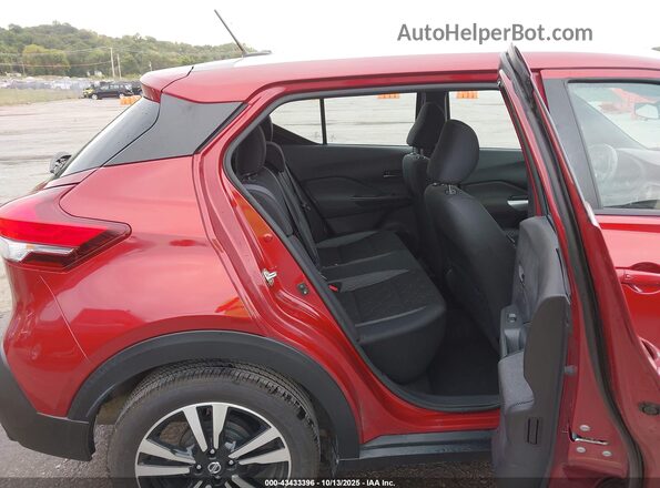 3N1CP5CV5LL522615 2020 NISSAN KICKS Red Вид наклейки з VIN-кодом