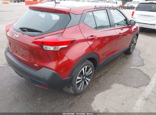 3N1CP5CV5LL522615 2020 NISSAN KICKS Red Задня права чверть