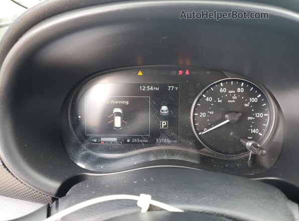 3N1CP5CV5PL512950 2023 NISSAN KICKS Black Instrument cluster view