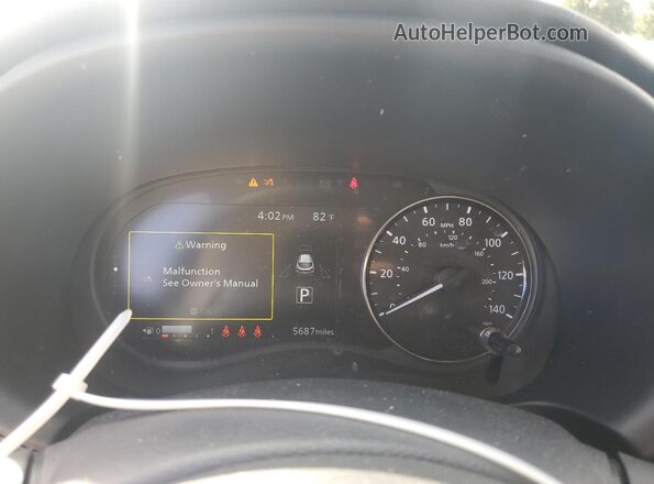 3N1CP5CV7RL522298 2024 NISSAN KICKS Gray Instrument cluster view