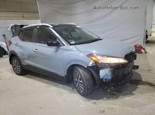 3N1CP5CV8ML548630 2021 NISSAN KICKS Gray Front right
