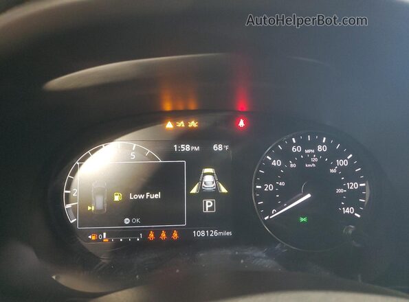 3N1CP5CV8ML548630 2021 NISSAN KICKS Gray Instrument cluster view