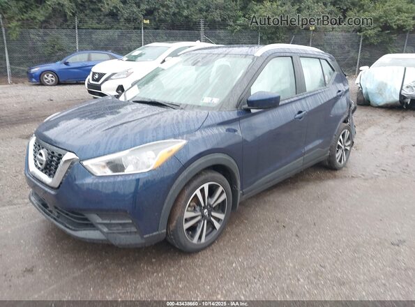 3N1CP5CV9LL533052 2020 NISSAN KICKS Blue Vista tres cuartos delantera izquierda