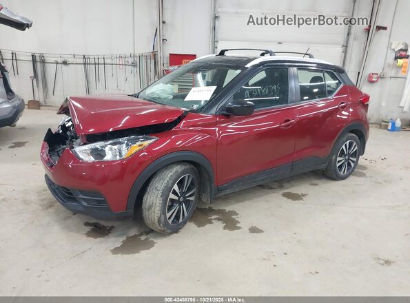 3N1CP5CV9LL566052 2020 NISSAN KICKS Red Przód lewy