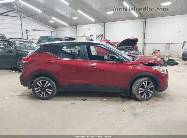 3N1CP5CV9LL566052 2020 NISSAN KICKS Red Widok zestawu wskaźników