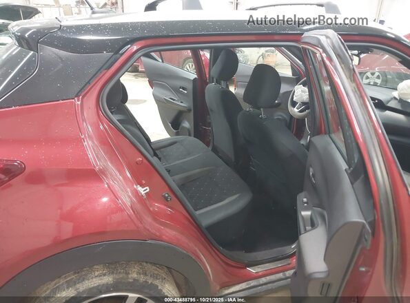 3N1CP5CV9LL566052 2020 NISSAN KICKS Red Widok naklejki z numerem VIN