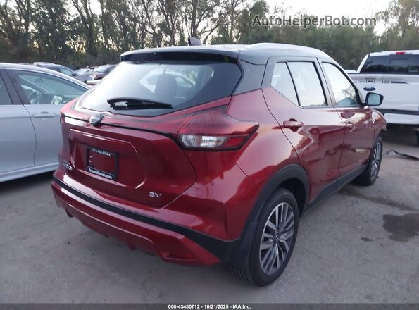 3N1CP5CV9RL565024 2024 NISSAN KICKS Красный Задняя правая четверть