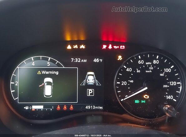 3N1CP5CV9RL565024 2024 NISSAN KICKS Красный Вид задних сидений