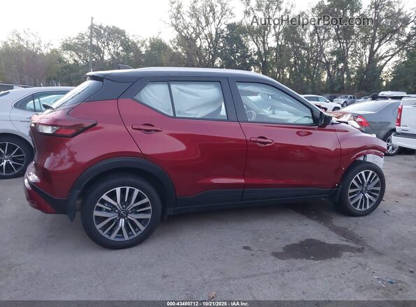 3N1CP5CV9RL565024 2024 NISSAN KICKS Красный Панорамный вид салона 360°