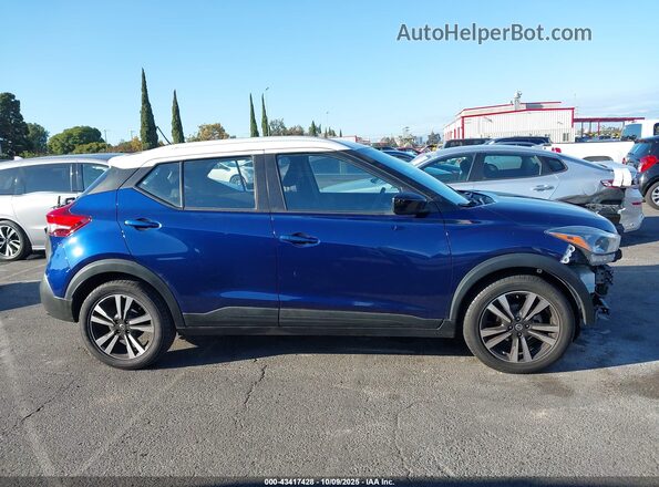 3N1CP5CVXLL526403 2020 NISSAN KICKS Blue Widok wnętrza z tyłu