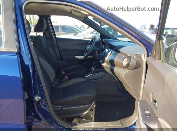 3N1CP5CVXLL526403 2020 NISSAN KICKS Blue Widok wnętrza z przodu