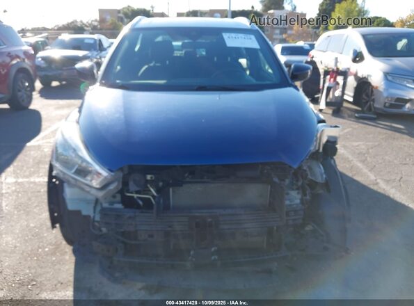 3N1CP5CVXLL526403 2020 NISSAN KICKS Blue Widok zestawu wskaźników