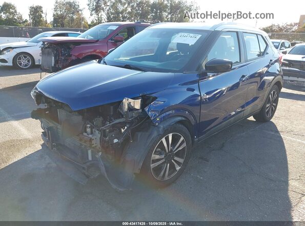 3N1CP5CVXLL526403 2020 NISSAN KICKS Blue Przód lewy