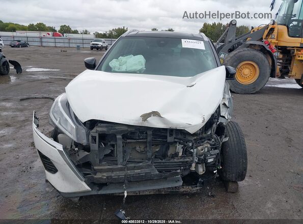 3N1CP5CVXNL483264 2022 NISSAN KICKS White Vista del cuadro de instrumentos