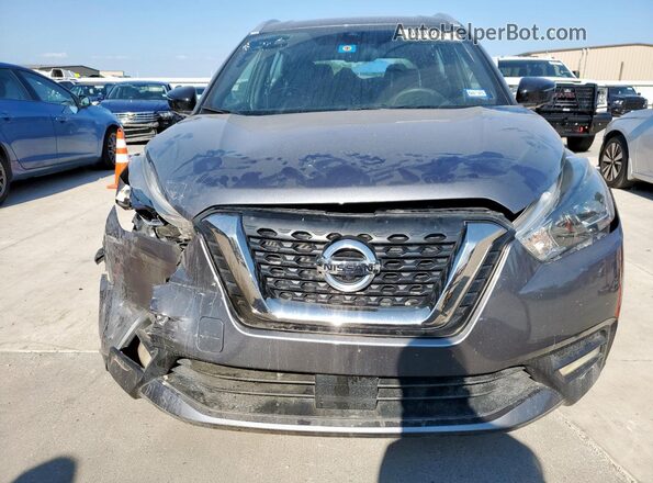 3N1CP5DV2LL578963 2020 NISSAN KICKS Gray Вид спереду