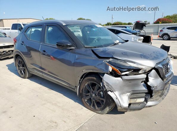 3N1CP5DV2LL578963 2020 NISSAN KICKS Gray Передня права чверть