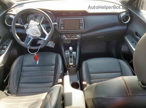 3N1CP5DV2LL578963 2020 NISSAN KICKS Gray Вид панелі приладів