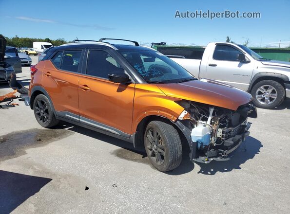 3N1CP5DV4LL534012 2020 NISSAN KICKS Orange Delantero derecho
