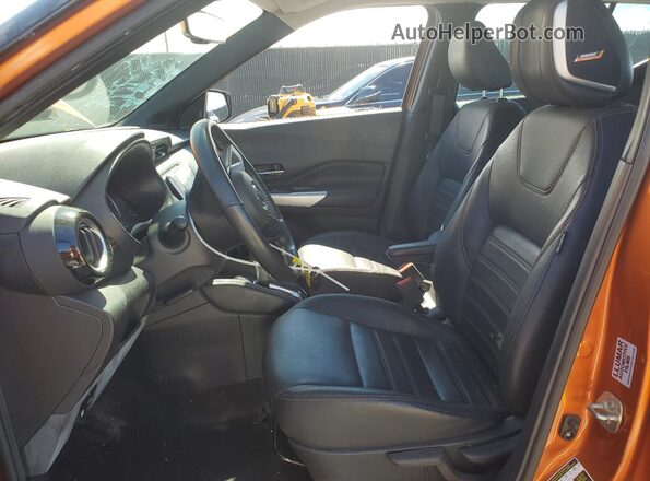 3N1CP5DV4LL534012 2020 NISSAN KICKS Orange Vista interior delantera