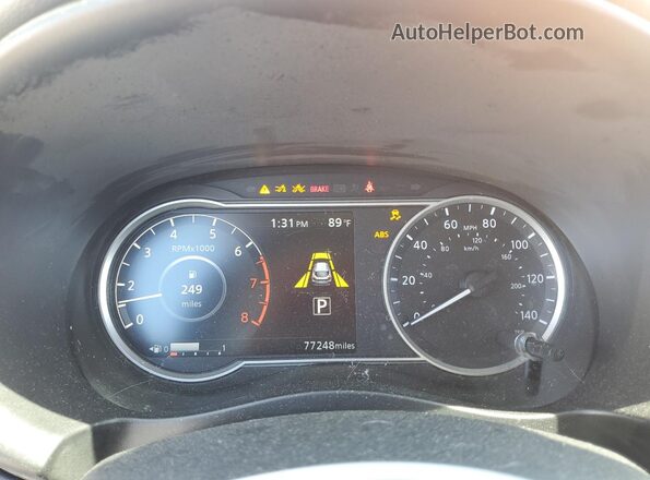 3N1CP5DV4LL534012 2020 NISSAN KICKS Orange Vista del cuadro de instrumentos