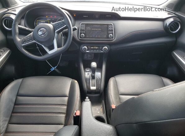 3N1CP5DV4LL534382 2020 NISSAN KICKS White Вид панелі приладів