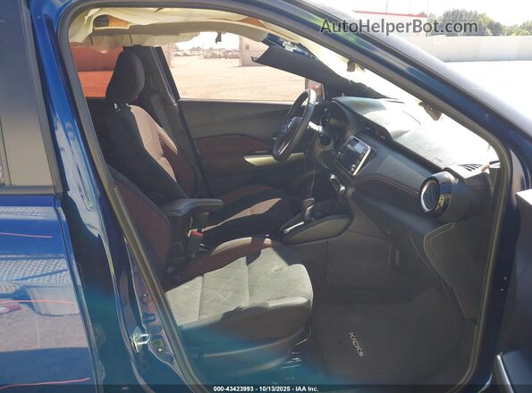 3N1CP5DV5LL575040 2020 NISSAN KICKS Blue Widok wnętrza z przodu