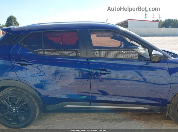 3N1CP5DV5LL575040 2020 NISSAN KICKS Blue Widok wnętrza z tyłu