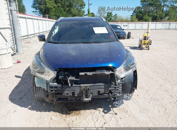 3N1CP5DV5LL575040 2020 NISSAN KICKS Blue Widok zestawu wskaźników