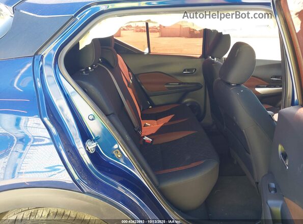 3N1CP5DV5LL575040 2020 NISSAN KICKS Blue Widok naklejki z numerem VIN