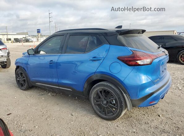 3N1CP5DV5RL549532 2024 NISSAN KICKS Синий Задняя левая четверть