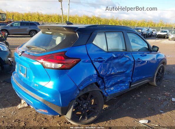 3N1CP5DV6RL512098 2024 NISSAN KICKS Blue Widok z przodu