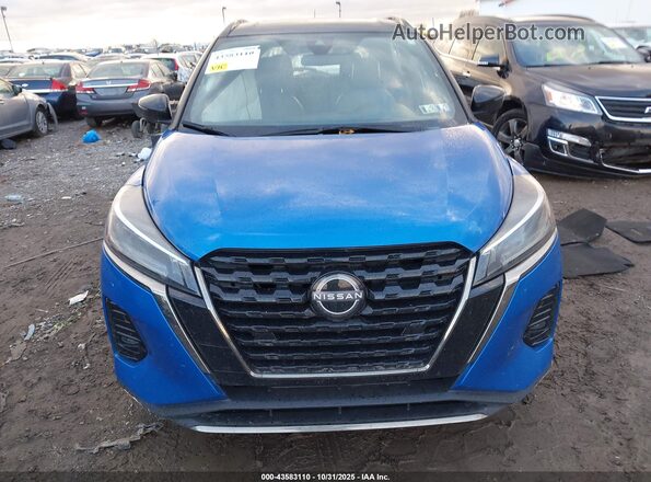 3N1CP5DV6RL512098 2024 NISSAN KICKS Blue Widok zestawu wskaźników