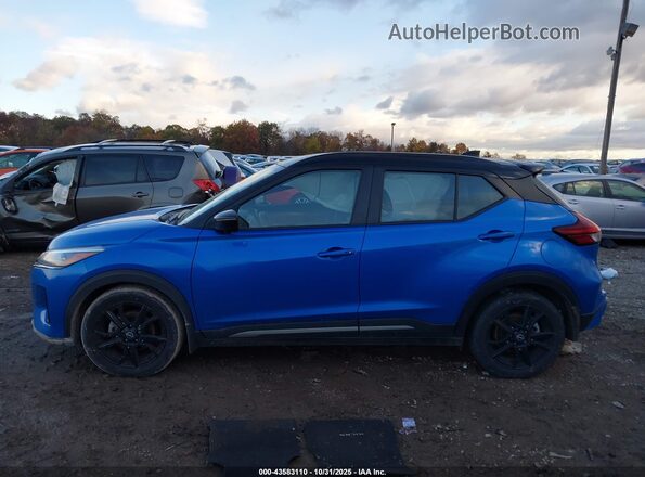3N1CP5DV6RL512098 2024 NISSAN KICKS Blue Widok wnętrza 360 stopni
