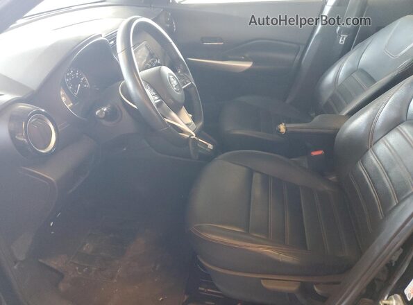 3N1CP5DV7LL540189 2020 NISSAN KICKS Black Front interior view