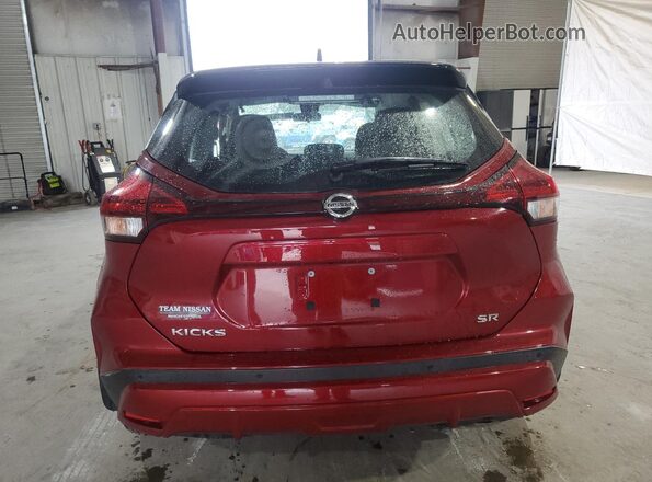 3N1CP5DV7ML554529 2021 NISSAN KICKS Red Вид ззаду