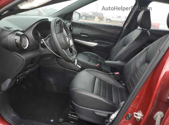 3N1CP5DV8LL512594 2020 NISSAN KICKS Red Вид салону спереду