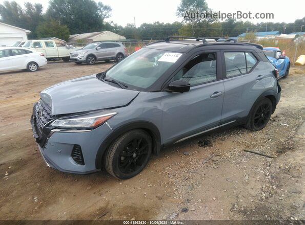 3N1CP5DV8ML534905 2021 NISSAN KICKS Gray Front left